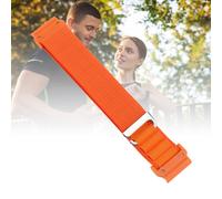 Cinturino in nylon per Garmin Fenix 5 6 7, Forerunner 955 965, colore arancione, larghezza 22mm