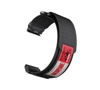 Cinturino in nylon QuickFit da 22mm e 26mm for Garmin Fenix 7, 7X, 6, 6X, Pro, 5X, Fenix 8, 51mm, 47mm, Tactix 7, Enduro 3, 2. accessori(Black,26mm(Fenix 7X 6X/Pro 5XPlus))
