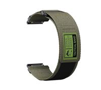 Cinturino in nylon QuickFit da 26mm for Garmin Fenix 8 51mm, 7X, 6X Pro, 5X Plus/Enduro 3 2/Tavtix 7pro/Epix Pro accessori(Army green,26mm(Fenix 8 51mm))