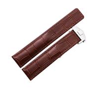 Cinturino In Pelle 19-22mm Per Baume & Mercier Classima Clifton Et Mercier