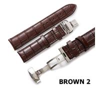 Cinturino In Pelle 19-22mm Per Baume & Mercier Classima Clifton Et Mercier