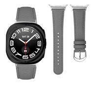 Cinturino in pelle compatibile per Samsung Galaxy Watch Ultra 47 mm Uomo/Donna Braccialetti Compatibile per Samsung Galaxy Watch Ultra (2025/2024) Cinturino, Mittelgroße, Acciaio inossidabile, Nessuna