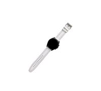 Cinturino in pelle di mucca Adatto for Samsung Galaxy Watch/Huawei 3 GT 2 46mm 42mm/ Amazfit GTR Braccialetto Orologio(White,For Amazfit GTR 42mm)