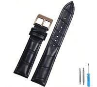 Cinturino in pelle di vitello per uomo e donna, 16mm, 18mm, 20mm, 22mm, accessori per orologi, fibbia solida, nero e marrone come regalo per gli studenti che tornano a scuola 12mm,14mm,16mm,18mm,20mm,