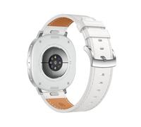 Cinturino in pelle for Samsung Galaxy Watch 8Classic 46mm Cinturino di ricambio for Galaxy 8 44mm 40mm Bracciale Correa(White-B,For Watch 8 40mm)