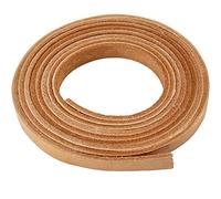Cinturino in pelle, larghezza: 10 mm, spessore 3 mm, naturale, 2 m