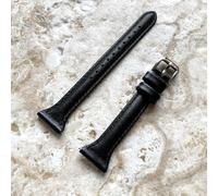 Cinturino In Pelle Nera Slim Per Garmin Approach S12, S40 CT10 -B20
