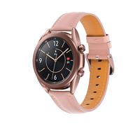 INF Cinturino per Samsung Galaxy Watch 3 in pelle di vacchetta Rosa