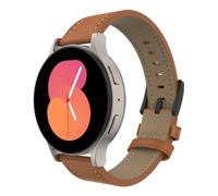 Cinturino in pelle senza tempo per Samsung Galaxy Watch 20 mm, marrone