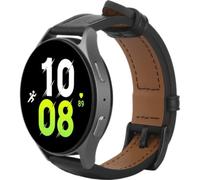 Cinturino in pelle senza tempo per Samsung Galaxy Watch 20 mm, nero