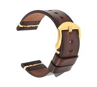 Cinturino in pelle vintage 18mm 20mm 22mm 24mm Cinturino di ricambio Orologio da uomo Accessori per orologi, 19mm