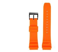 Cinturino in silicone 22mm Compatibile con orologio subacqueo CASIO pesce spada MDV-106 MDV-107 MTP-VD01D cinturino efr-303l da polso uomo arancione verde(Orange black,20mm)