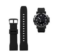 Cinturino in silicone a sgancio rapido adatto for Casio PROTREK series PRW-60/PRW-70YT/50/30 sport 23mm cinturino da polso impermeabile da uomo(Black black buckle)
