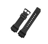 Cinturino in silicone adatto for Casio AQ-S810w 800 W-735H TRT-110H AEQ-110w AE-1000W W-735H SGW-300H MRW-200H F-180WH(Black-Black)