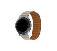 Cinturino in silicone Adatto for Samsung Galaxy Watch 4 5 6 /Gear S3/Active 2/Huawei/Amazfit cinturino mag netico(Light grey,For width 22mm)