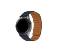 Cinturino in silicone Adatto for Samsung Galaxy Watch 4 5 6 /Gear S3/Active 2/Huawei/Amazfit cinturino mag netico(Midnight colour,For Samsung watch 4)