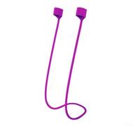 Cinturino in silicone colorato per auricolari wireless (viola) | Morbido gel di silice, tocco delicato sulla pelle, previene la perdita degli auricolari, diversi colori, design leggero