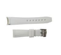 Cinturino in silicone da 20 mm compatibile con OmegaX, Swatch Joint Moon, cinturino polso in gomma for immersioni estremità curva, Rolex, Seiko, Water Ghost(White)