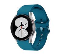 Cinturino in silicone da 20 mm compatibile con Samsung Galaxy Watch 5/4 40 mm/44 mm Bracciale originale No Gap for Galaxy Watch 4 Classic 46 mm/42 mm Correa (Color : Official blue, Size : Galaxy Wat