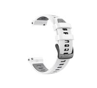 Cinturino in silicone da 22 mm adatto for cinturino for orologio Garmin Forerunner 955/945 Forerunner 965 Istinct1 2(White gray)