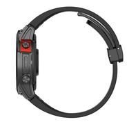 Cinturino in silicone da 22 mm per Garmin Epix Pro 47 mm/Fenix 7/Fenix 7 Pro Black