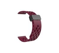 Cinturino In Silicone For Fibbia Magnetica Adatto For Huawei Watch 3 4 GT 2 Pro E For Honor SE Magic Runner GS PRO(Wine red,22MM)