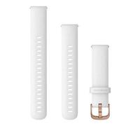 Garmin Quick Release 18 Mm Silicone Strap Bianco White / Rose Gold