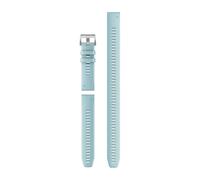 Garmin Quickfit 22 Mm Silicone Strap Argento Azure Blue