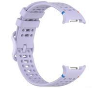 Cinturino in silicone leggero e traspirante per Samsung Watch8 Classic 47 mm e 40 mm/44 mm, regolabile per polsi tra 5 5 e 8 7 pollici, per uso quotidiano (viola ufficiale)