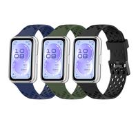 Cinturino in silicone morbido compatibile con Huawei Band 11/Band 11 NFC/Band 11 Pro/Band 11 Pro NFC Smart Watch Band Accessori, Medium, Silicone, Non pietra preziosa