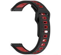 Cinturino in silicone per Amazfit con materiale morbido per un comodo uso quotidiano e per allenarsi, vestibilità regolabile per la maggior parte dei polsi (rosso)