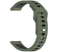 Cinturino in silicone per Amazfit con materiale morbido per un comodo uso quotidiano e per allenarsi, vestibilità regolabile per la maggior parte dei polsi (verde)