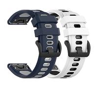 Cinturino in silicone per Garmin Instinct 2X/ Instinct 2X Solar/Fenix 7X/ Fenix 6X/ Fenix 5X Solar Pro Plus Sapphire Sport Quick Fit
