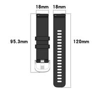 CINTURINO INF Cinturino in silicone per Huawei Watch GT5 - 22 mm Nero,