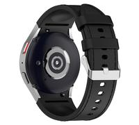 CINTURINO INF in silicone impermeabile per Galaxy Watch 6, compatibile con Samsung Nero, Silicone