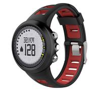 INF Cinturino in silicone per Suunto Quest/M1/M2/M4/M5 Nero+Rosso