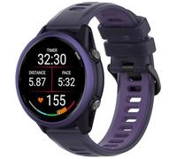 Cinturino in silicone traspirante per Garmin Forerunner 570 42 mm/Vivoactive 6 5/Venu 2 Plus, cinturino sportivo a sgancio rapido per Approach S50 S44 S42 S40 S12, Misura unica, Silicone, Nessuna