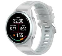 Cinturino in silicone traspirante per Garmin Forerunner 570 42 mm/Vivoactive 6 5/Venu 2 Plus, cinturino sportivo a sgancio rapido per Approach S50 S44 S42 S40 S12, Misura unica, Silicone, Nessuna