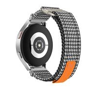 CINTURINO INF Cinturino in tela da 20 mm per Samsung Galaxy Watch Active 1/2, Galaxy Bianco e nero,