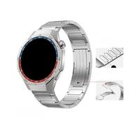 Cinturino in titanio con rivestimento resistente ai graffi DLC for Huawei Watch GT4 GT5 5Pro 46MM cinturino in metallo(Silver,For GT4 46mm)