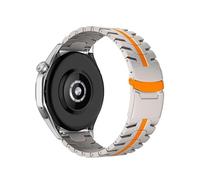 Cinturino in titanio da 22 mm for Huawei Watch GT4 46 mm, GT 4 Pro 3 Ultimate e for Honor GS 3 Pro, cinturino in metallo MagicWatch(Titanium Orange,For WATCH GT 2 Pro)