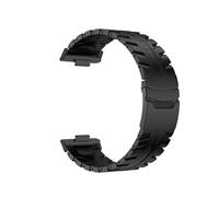 Cinturino in titanio for Huawei Watch Fit 4 Pro Bracciale Correa for Huawei Watch Fit 4 3 Cinturino in metallo sostitutivo(Black-Black,For fit 4)