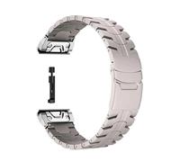 Cinturino in titanio QuickFit 22 26mm for Garmin Fenix 8 51mm 7 7X 6 6X Pro cinturino in metallo titanio for braccialetto for Garmin Fenix 5 5X Plus(NO.1 Titanium Color,For Fenix 8 47mm)