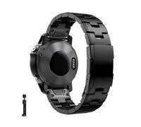 Cinturino in titanio Quickfit da 26mm 22mm for Garmin Fenix 8 6/6X/6XPro/7/7X/5/5X/5XPlus/3 cinturino con rilascio in metallo for Forerunner 945 935(Black,26mm(7x/6x/5x))