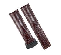 Cinturino In Vera Pelle 20Mm Per Bulova Accutron Surveyor Orologio Marrone