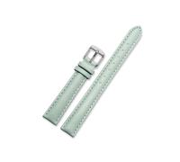 Cinturino in vera pelle adatto for cinturino orologio for Casio da donna 14mm 16mm 18mm 20mm(Sky blue-silver,14mm)