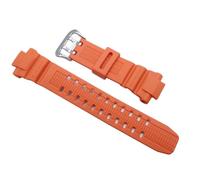 Cinturino in vera pelle arancione CASIO 10370830 per GW-3000M-4A