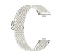 CINTURINO INF Band 9 Pro - in nylon elastico, compatibile con Xiaomi Mi Band 9 Pro, regolabile Bianco, Nylon