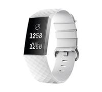 CINTURINO INF Charge 4/3 in silicone impermeabile, compatibile con Fitbit Bianco,