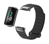 CINTURINO INF Charge 6 - magnetico in silicone impermeabile Nero, Silicone